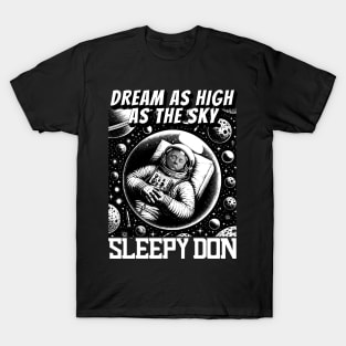 Sleepy Don - Donny Nappleseed Donald Trump Sleeping At Trial T-Shirt